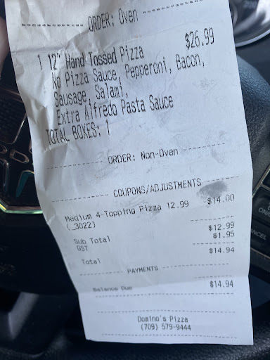 Photo of Domino's Pizza - 272 Torbay Rd, St. John's, NL A1A 2N3